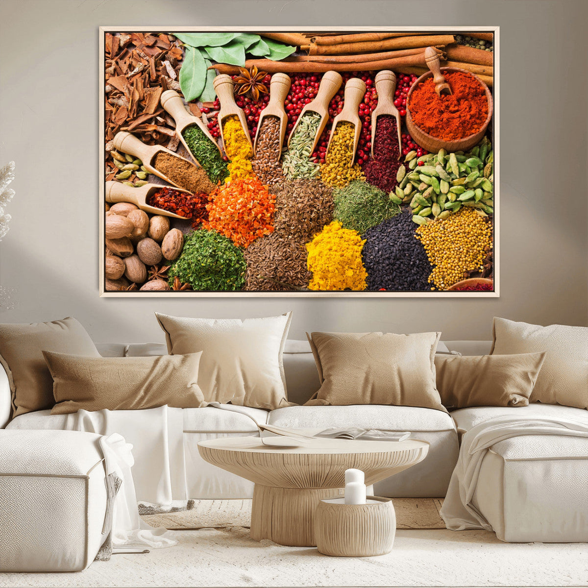 Spices Kitchen Wall Art Canvas Print