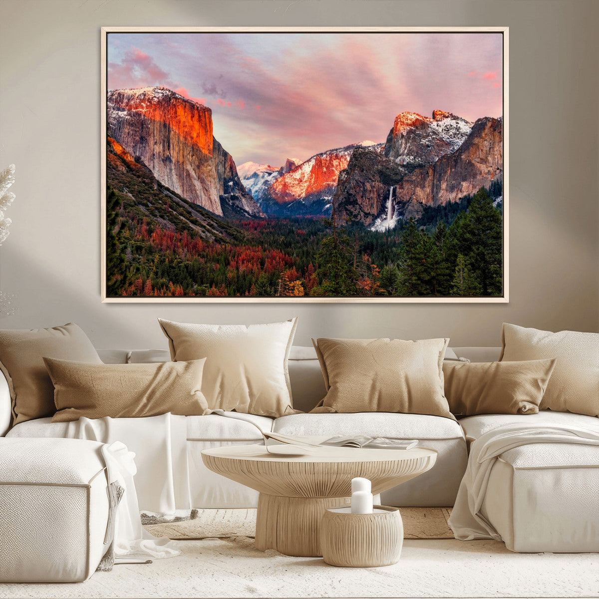 Yosemite Half Dome Wall Art Canvas Print El Capitan