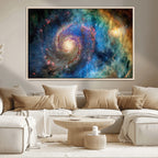 Spiral Galaxy Wall Art Canvas Print