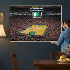 Celtics Game Versus The Timberwolves, Basketball Arena Wall Art