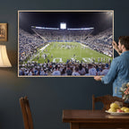 Brigham Young University Cougars Football Print Canvas