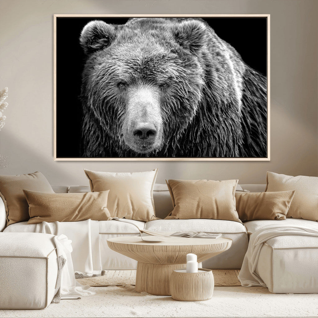 399 Grizzly Bear Canvas Print, Ready to Hang Wall Art