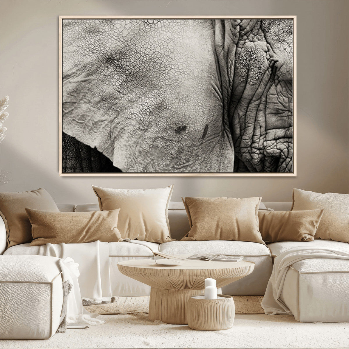 Elephant Wall Art Canvas Print