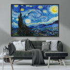 Vincent Van Gogh The Starry Night Abstract Wall Art Canvas Print