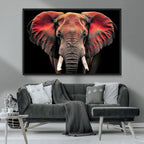 Elephant Wall Art Canvas Print