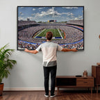 Buffalo Bills Highmark Stadium Wall Art Canvas Print, Bills Game Day Decor