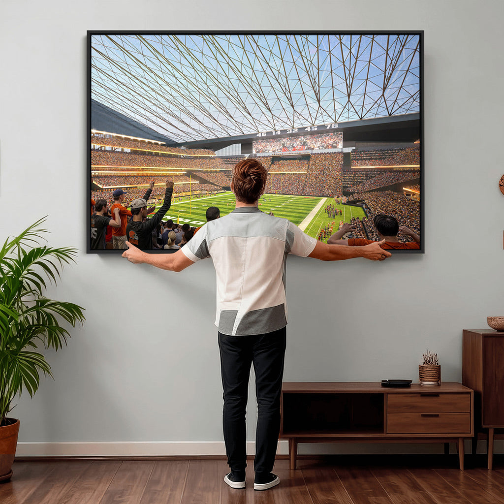 Cleveland Browns Stadium Wall Art Canvas Print