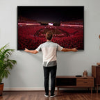 Dooley Stadium Wall Art, Sports Arena Canvas Print, Dooley Field Sanford Stadium