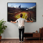 Chicago Bears Soldier Field Canvas Wall Art, NFL Stadium Panorama