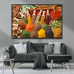 Spices Kitchen Wall Art Canvas Print