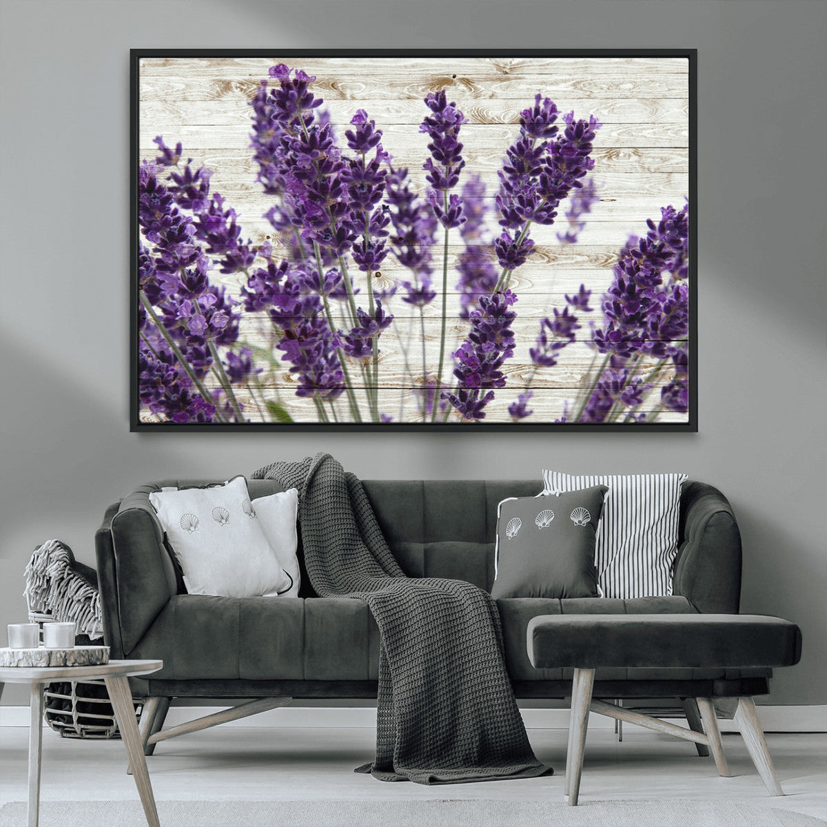 Lavender Herb Wall Art Canvas Print