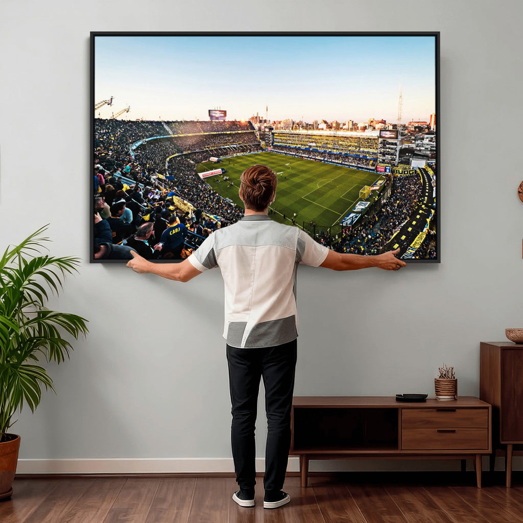 Boca Juniors Soccer Team Print, Buenos Aires Bombonera