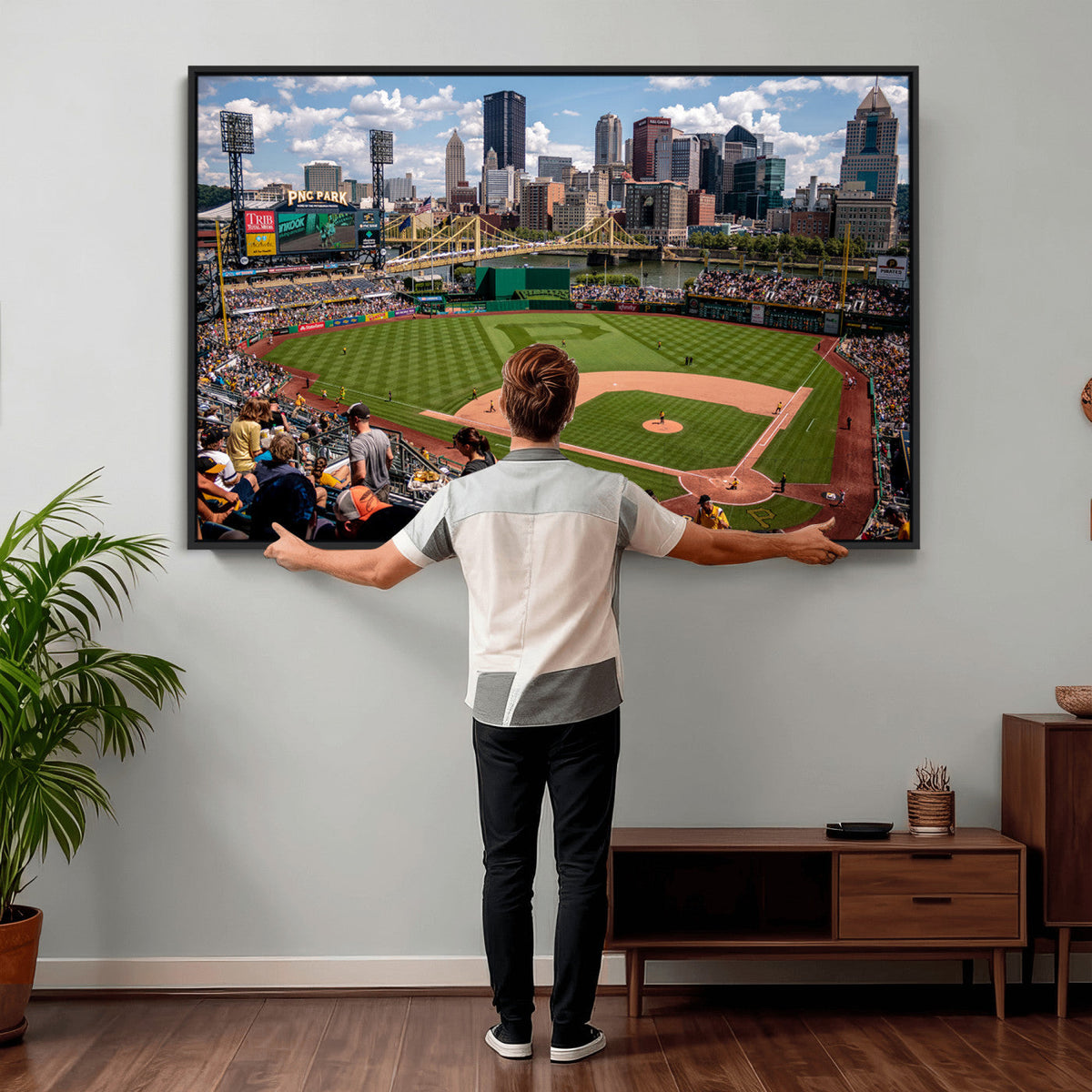Pittsburgh Pirates Baseball Team Print, PNC Park Stadium