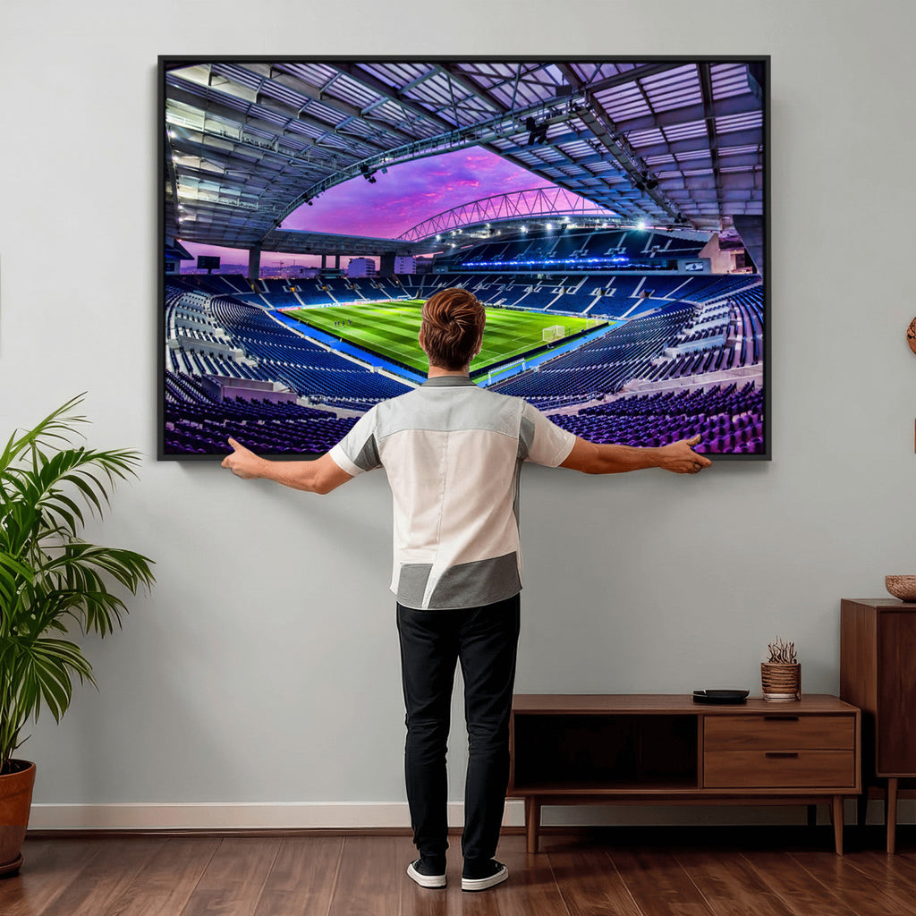 FC Porto Soccer Team Print Canvas, Dragon Stadium Wall Art