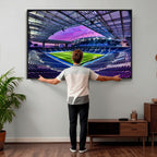 FC Porto Soccer Team Print Canvas, Dragon Stadium Wall Art