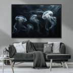 Jellyfish Wall Art Canvas Print, Elegant Wall Decor