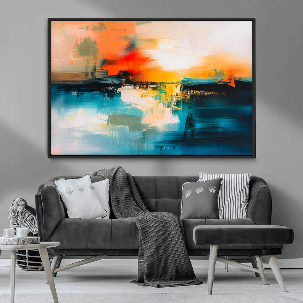 Colorful Abstract Wall Art | Bold Modern Canvas Print | Ready to Hang