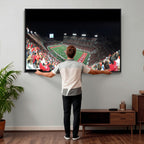 Houston Cougars Football Team Print, Houston TDECU Stadium