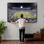 Brigham Young University Cougars Football Print Canvas