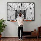 Large Brooklyn Bridge Wall Art Canvas Print