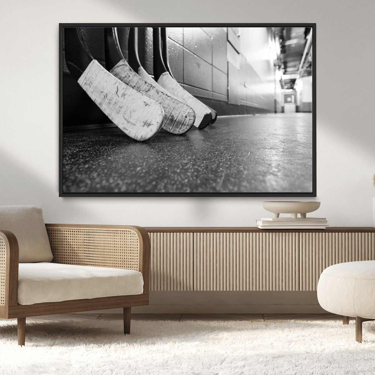 Ice Hockey Wall Art Canvas Print