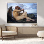 Fallen Angel Wall Art Canvas Print, Alexandre Cabanel Classic Art Reproduction