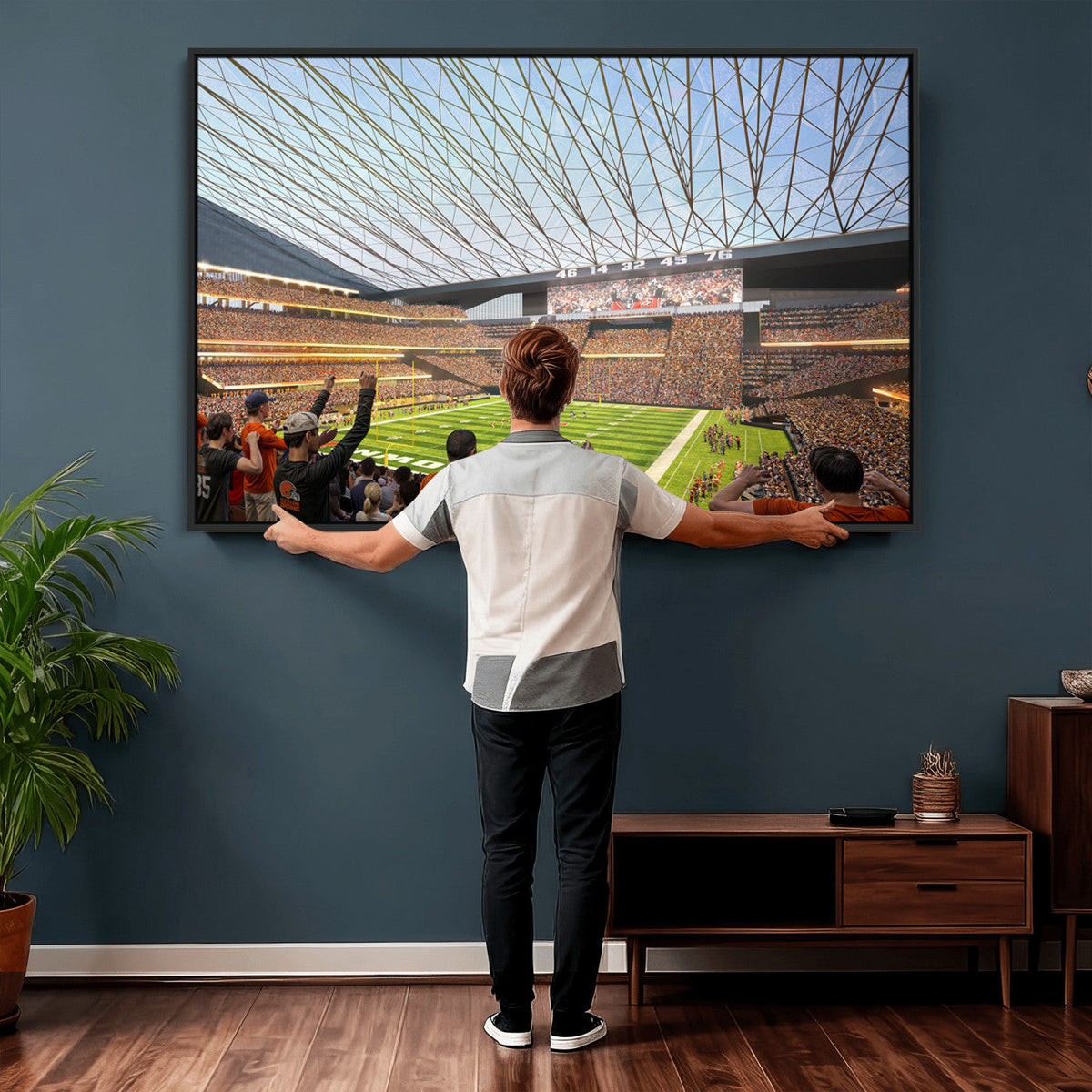 Cleveland Browns Stadium Wall Art Canvas Print