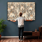 Native American Indian Wall Art Canvas Print