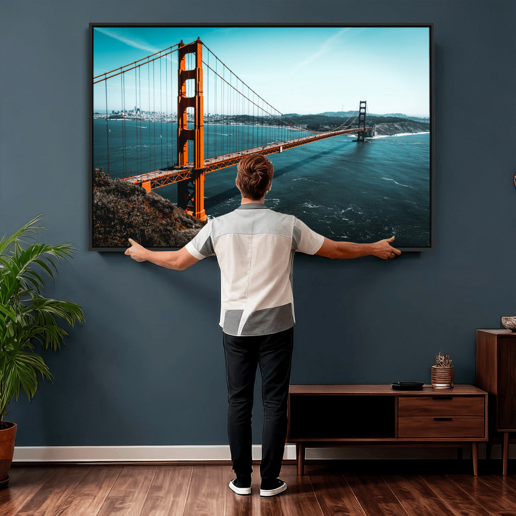 Golden Gate Bridge Wall Art Canvas Print | San Francisco Landmark Photography