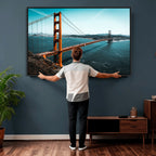 Golden Gate Bridge Wall Art Canvas Print | San Francisco Landmark Photography