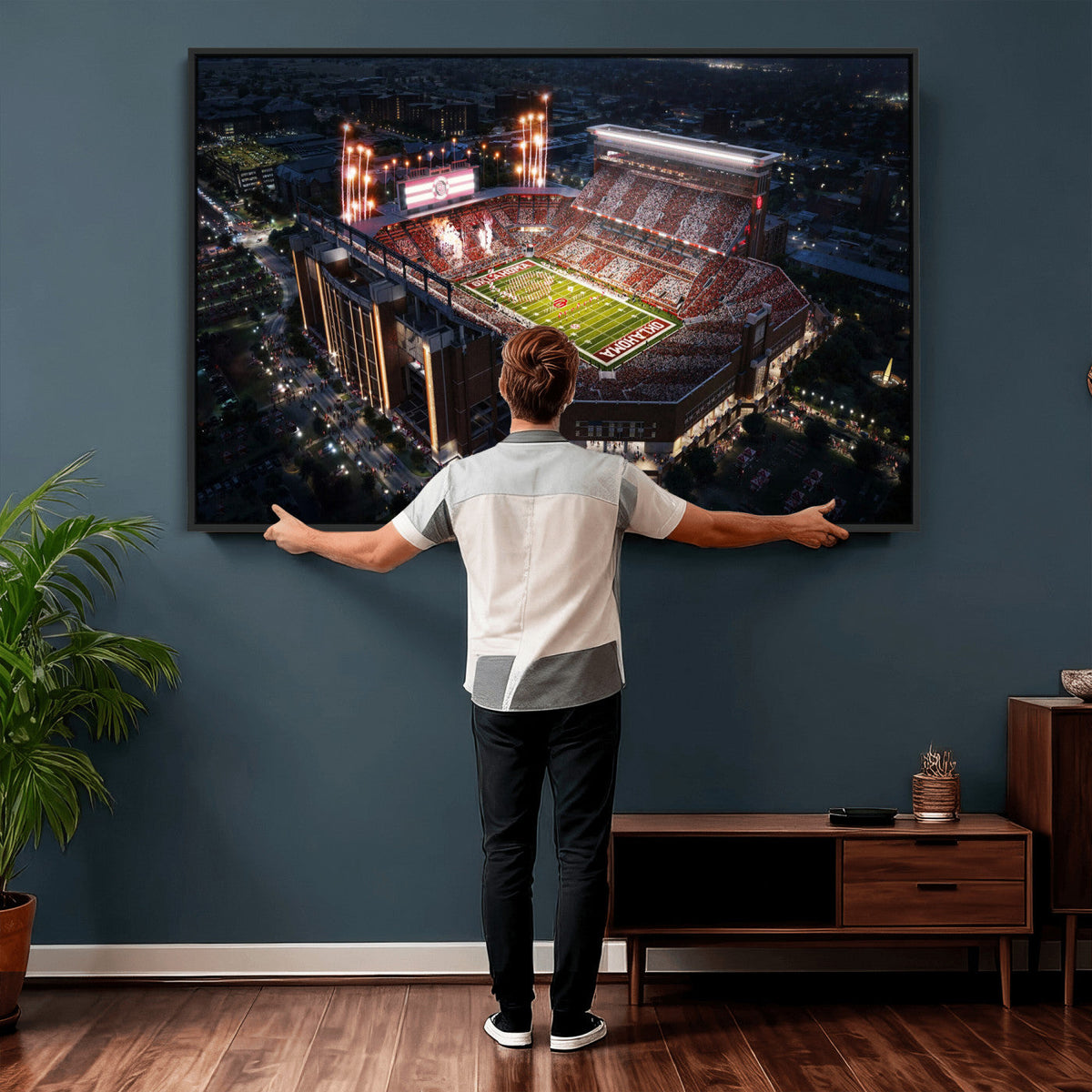 Oklahoma Memorial Stadium, Gaylord Memorial Stadium Wall Art