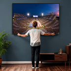 Oklahoma Sooners Memorial Stadium Wall Art Canvas Print