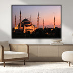 Wall Art Turkey Istanbul Skyline Canvas Print