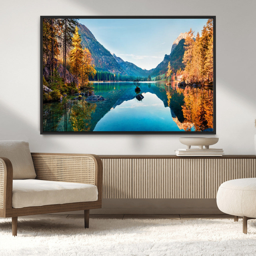 Fantastic Autumn Panorama Wall Art Canvas Print