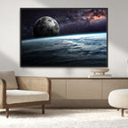Space and Planet Canvas Print