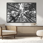 Trees Contemporary Art Canvas Print