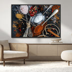 Spices and Seasonings Canvas Wall Art | Colorful Triptych Kitchen Decor