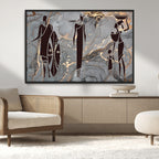 African American Wall Art | Elegant African Women Canvas Print