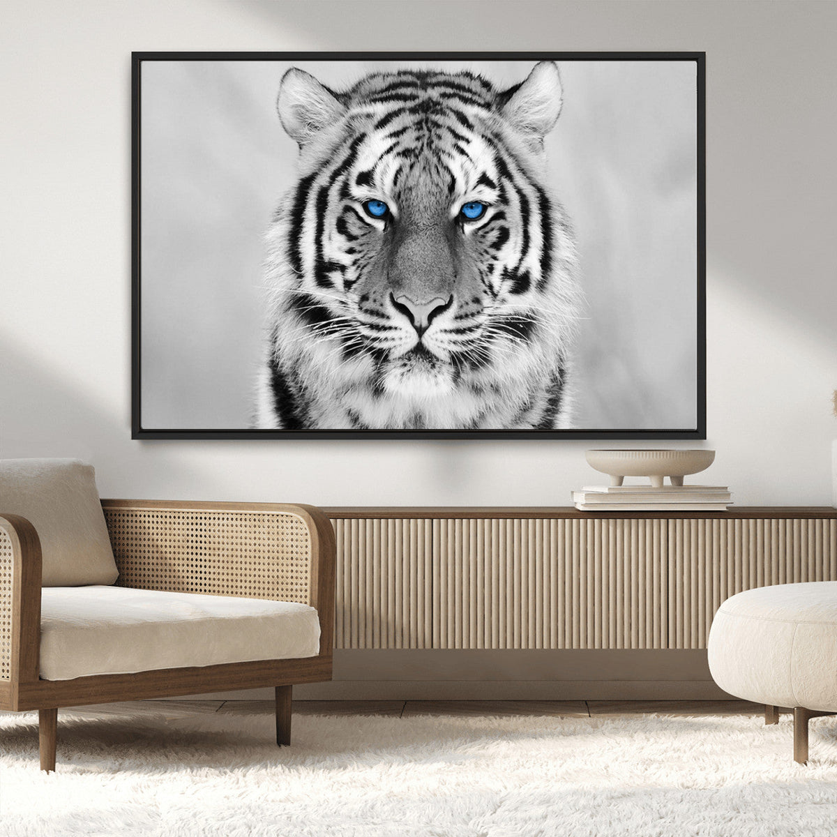 Tiger Canvas Artwork Wall Art Print