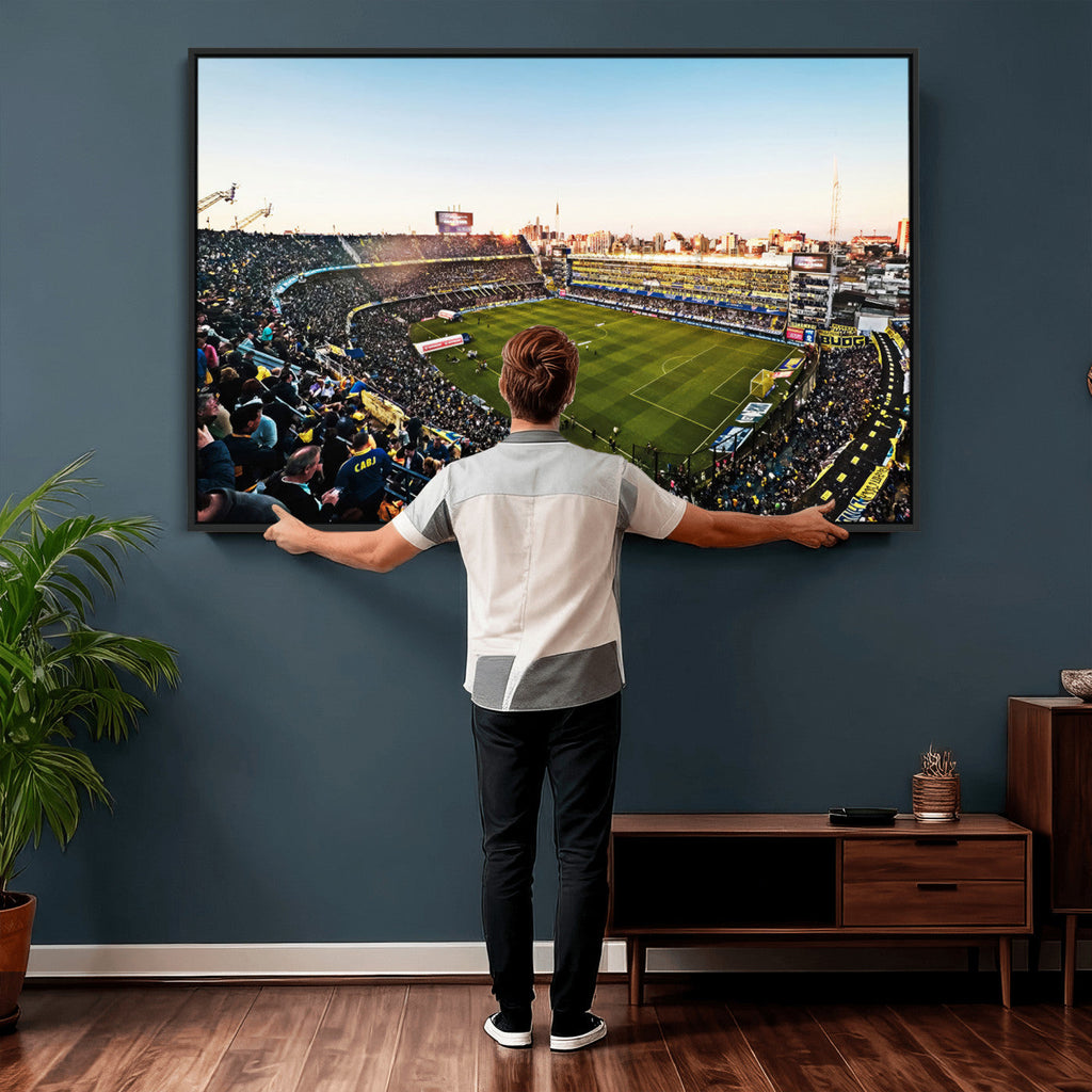 Boca Juniors Soccer Team Print, Buenos Aires Bombonera
