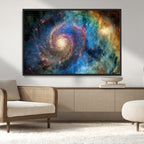 Spiral Galaxy Wall Art Canvas Print