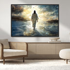 Jesus Walking on Water Wall Art | Canvas Print | Ready to Hang