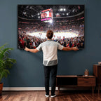 Amerant Bank Arena Wall Art Canvas Print, Hockey Arena