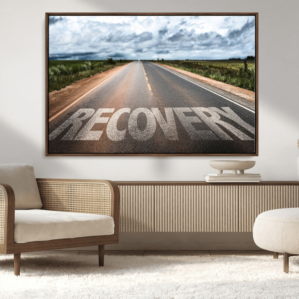 Recovery Road Wall Art Canvas Print