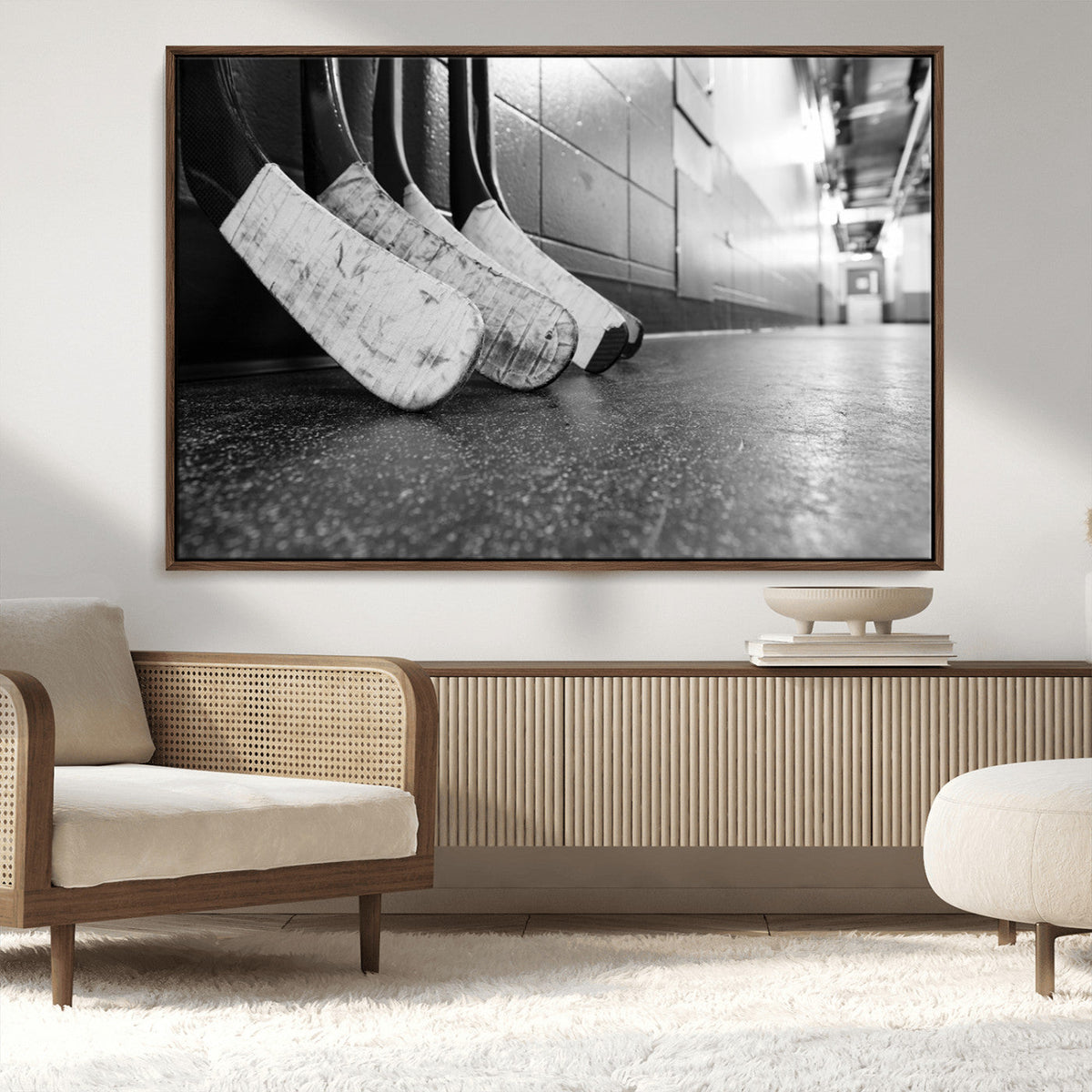 Ice Hockey Wall Art Canvas Print