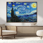 Vincent Van Gogh The Starry Night Abstract Wall Art Canvas Print
