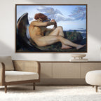Fallen Angel Wall Art Canvas Print, Alexandre Cabanel Classic Art Reproduction