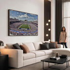Buffalo Bills Highmark Stadium Wall Art Canvas Print, Bills Game Day Decor