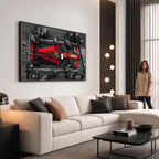 Ferrari Pit Stop Canvas Wall Art | Precision and Speed
