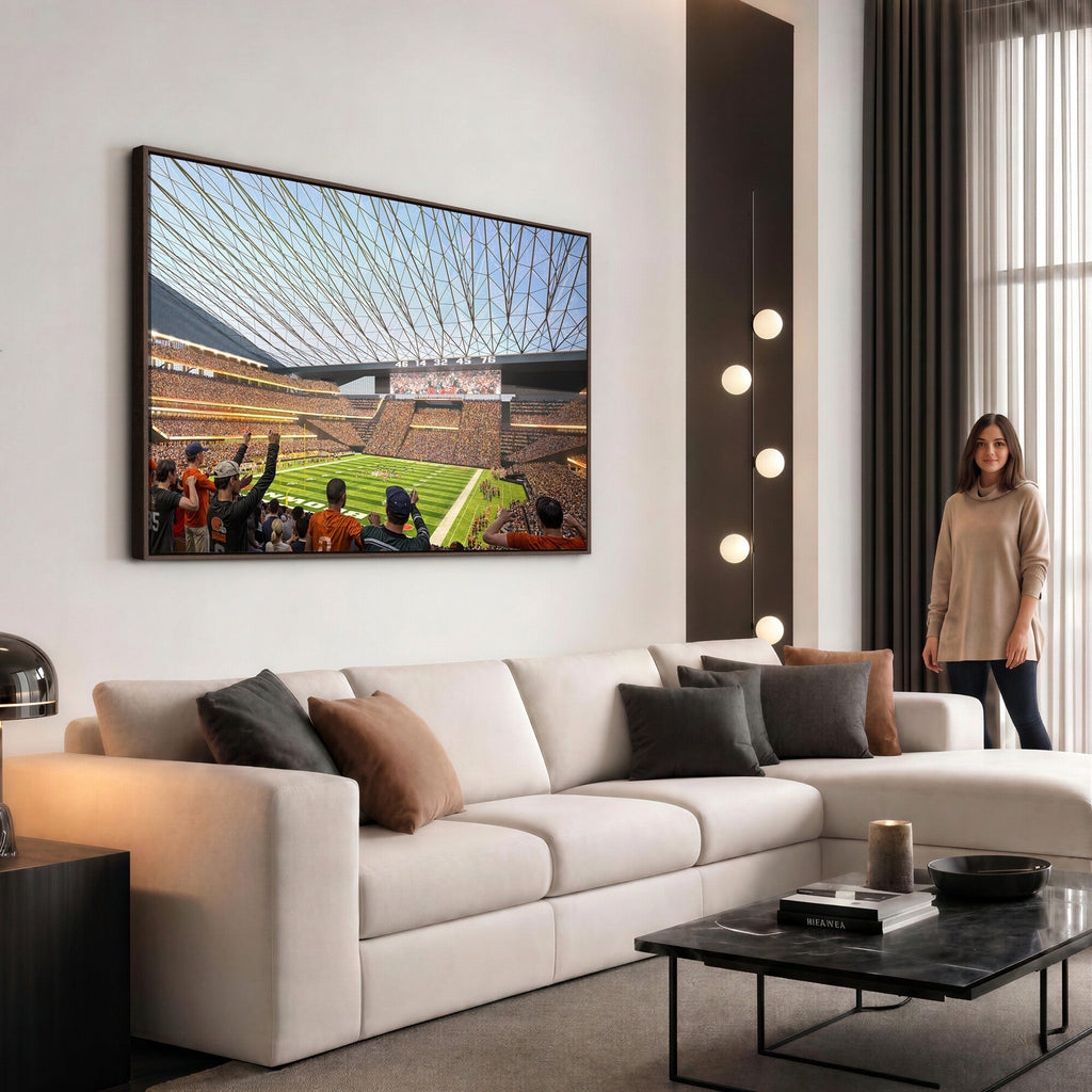 Cleveland Browns Stadium Wall Art Canvas Print
